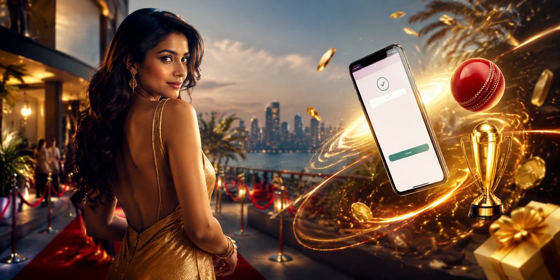 Indian cricket fan enjoying betting via mobile app